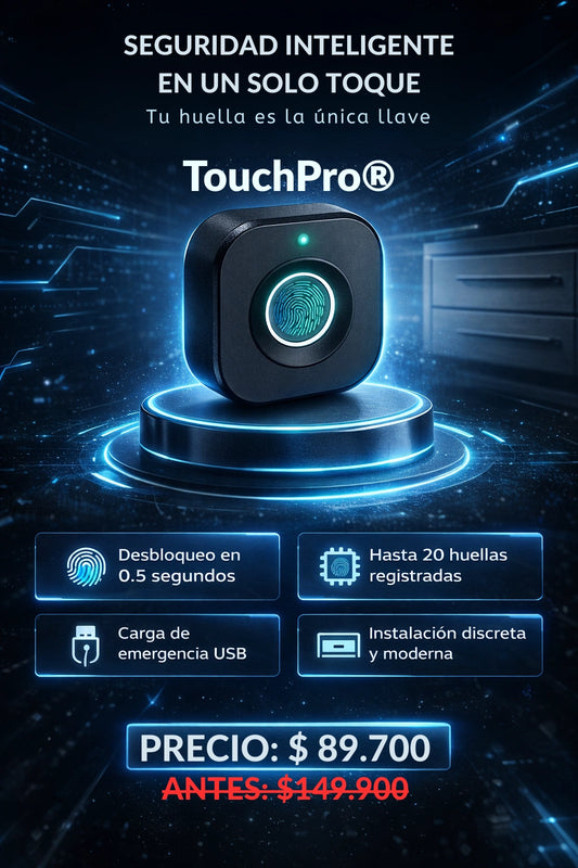 TOUCHPRO® Cerradura Biométrica